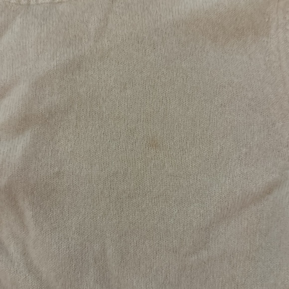 AQUA Cashmere cream/off white turtleneck sweater SZ XS - Picture 3 of 5